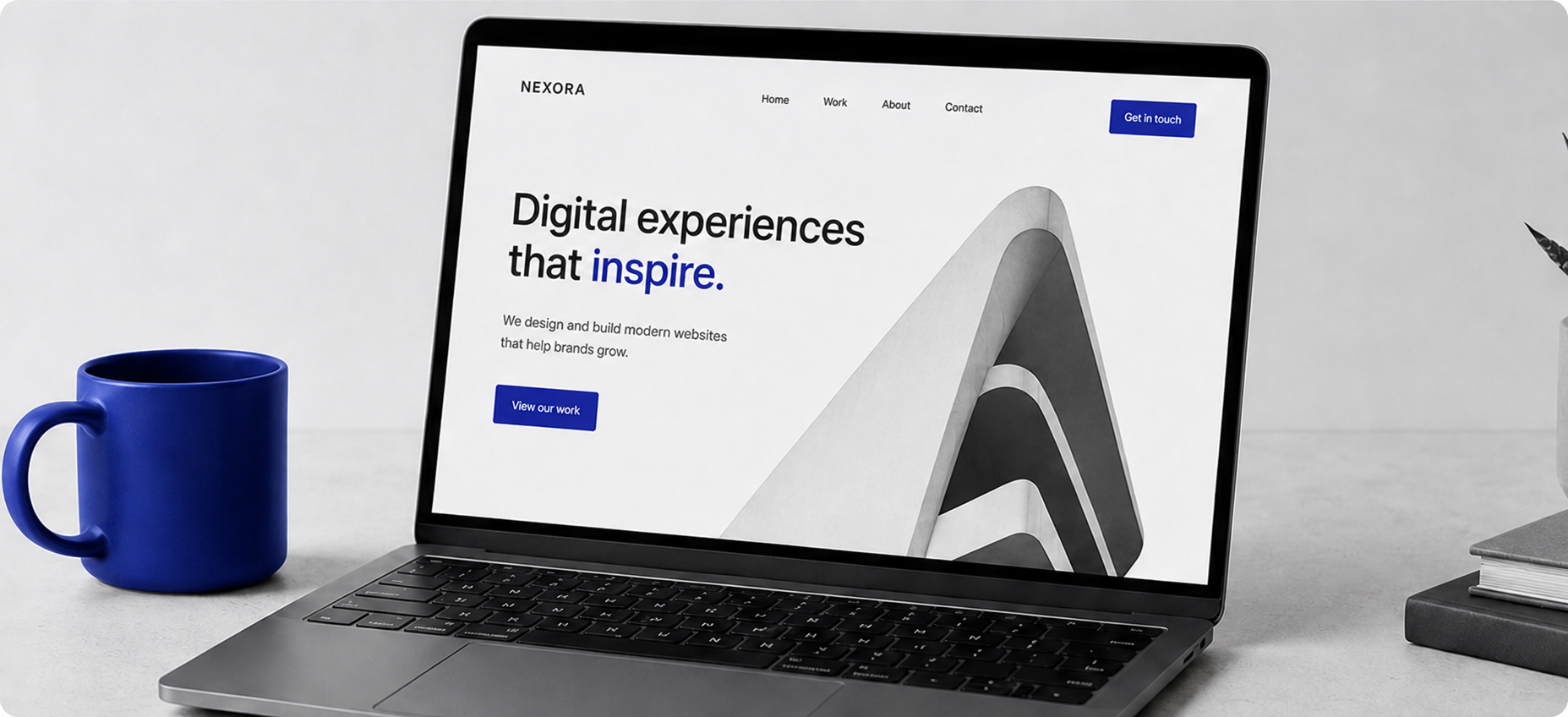 Web design project preview